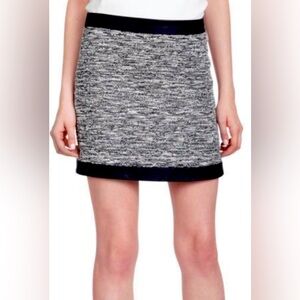 Rag & Bone Kensington Skirt with Leather Trim